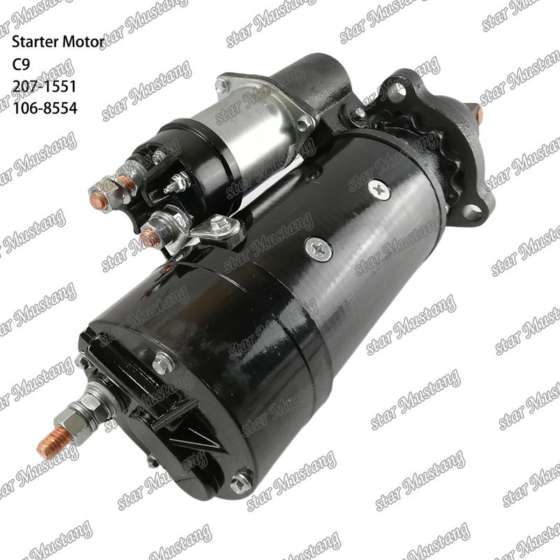 Motor Starter Motoru C9 11T 207-1551 106-8554 Caterpillar Motor yedek parçaları için