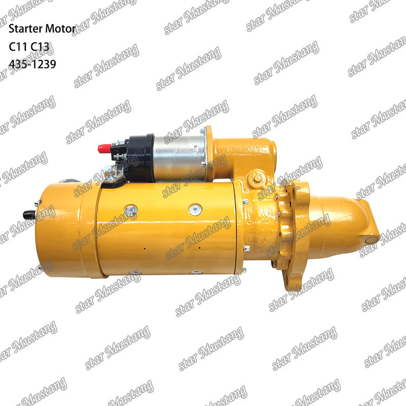 Motor Starter Motoru C11 C13 435-1239 Caterpillar Motor yedek parçaları için