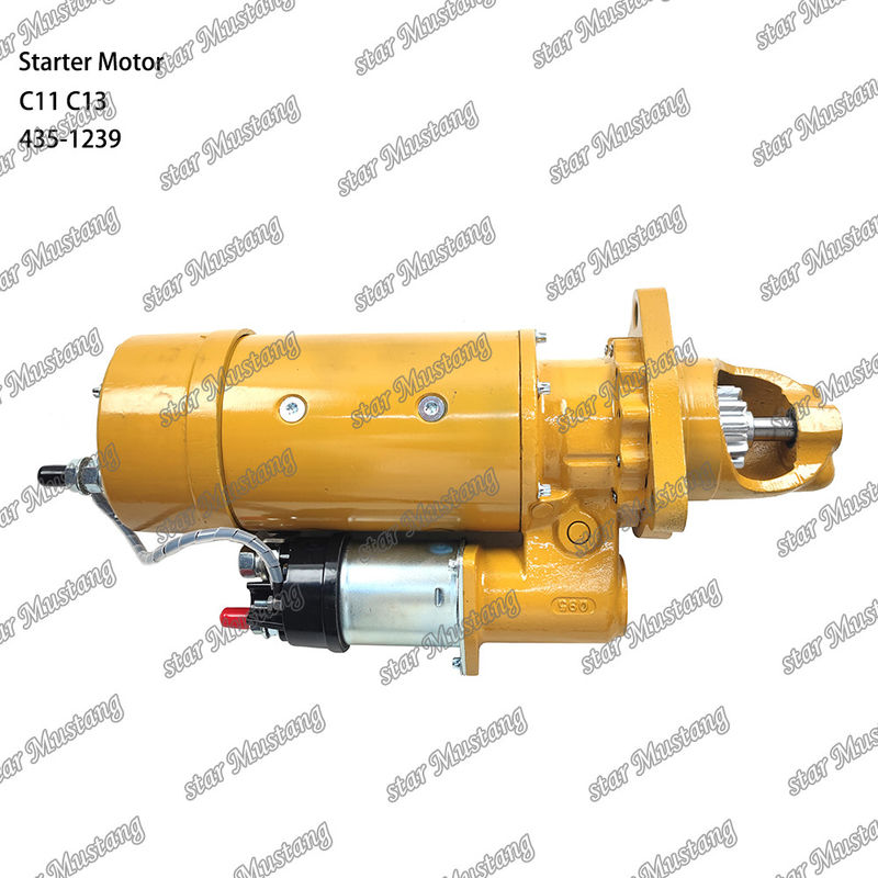 Motor Starter Motoru C11 C13 435-1239 Caterpillar Motor yedek parçaları için