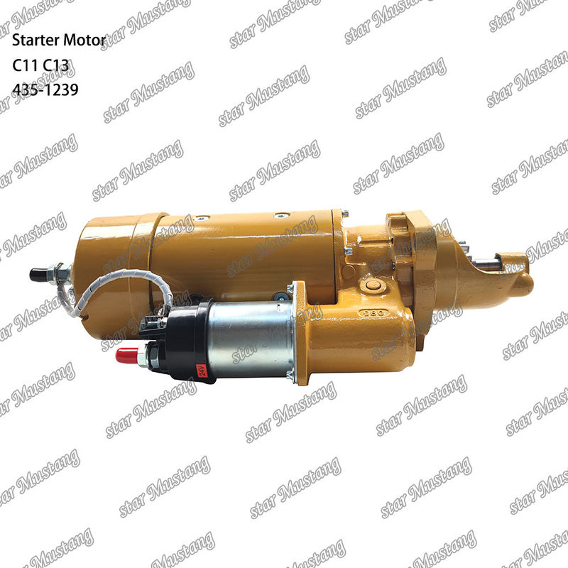 Motor Starter Motoru C11 C13 435-1239 Caterpillar Motor yedek parçaları için