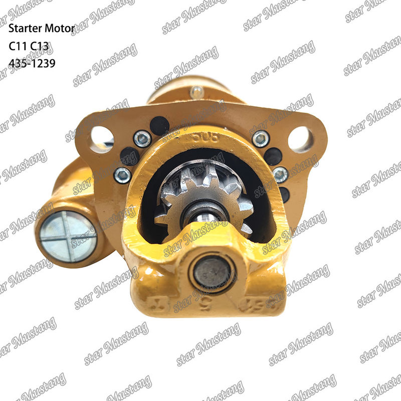 Motor Starter Motoru C11 C13 435-1239 Caterpillar Motor yedek parçaları için