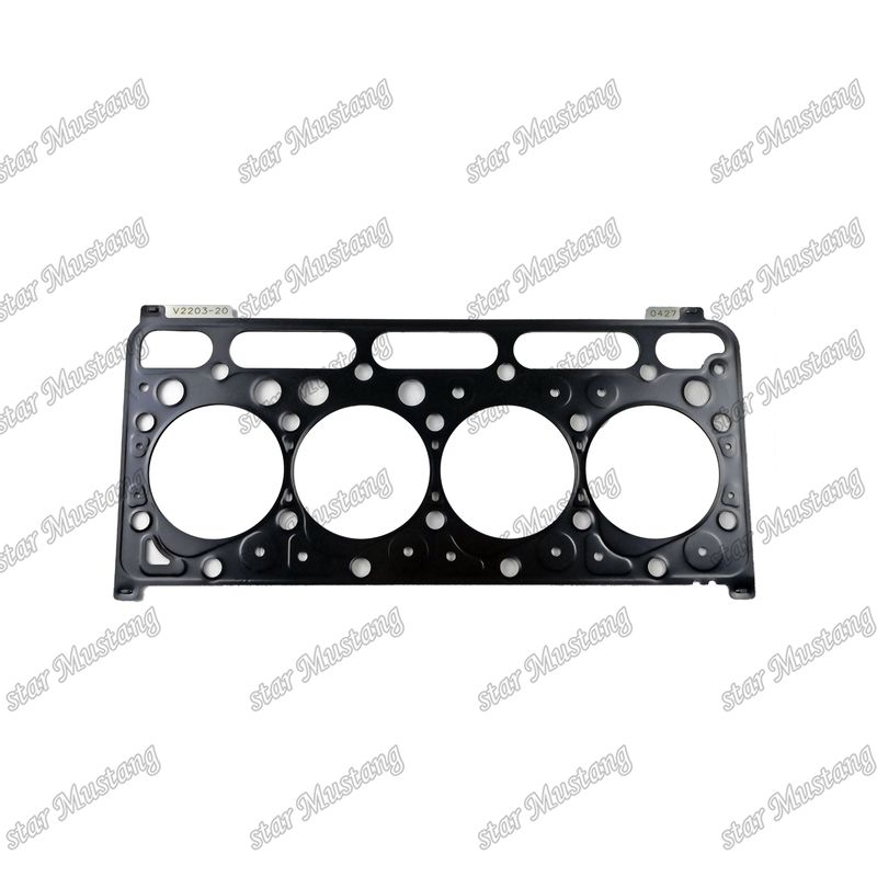 V2203 V2403 Silindir başı gazket metal 1.20mm ((20) Yeni1G790-03312 Kubota motoru için uygundur