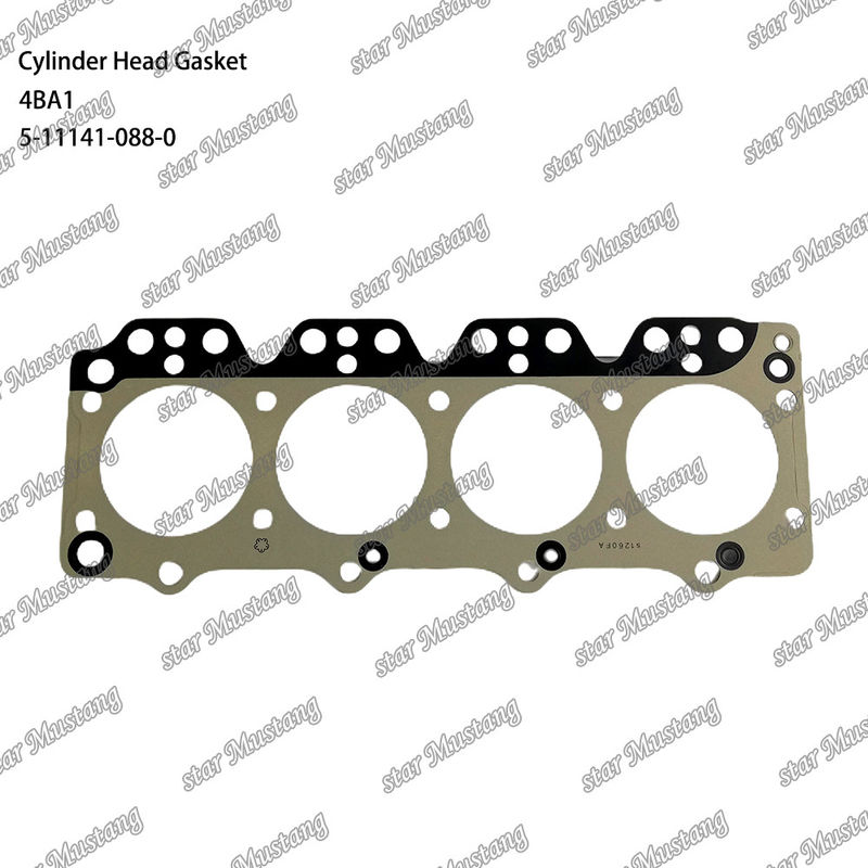 Silindir başı dikiş 4BA1 Metal 5-11141-088-0 ISUZU Motor yedek parçaları için