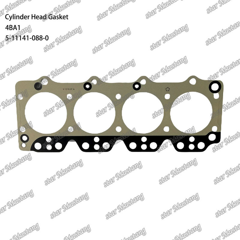 Silindir başı dikiş 4BA1 Metal 5-11141-088-0 ISUZU Motor yedek parçaları için