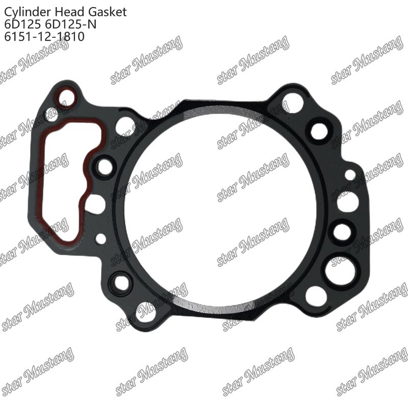 KUMATSU motor yedek parçaları için silindir gazket 6D125 6D125-N 6151-12-1810