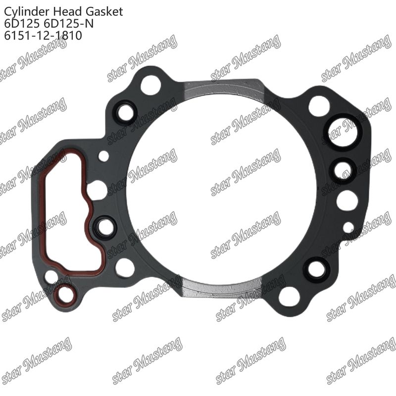 KUMATSU motor yedek parçaları için silindir gazket 6D125 6D125-N 6151-12-1810