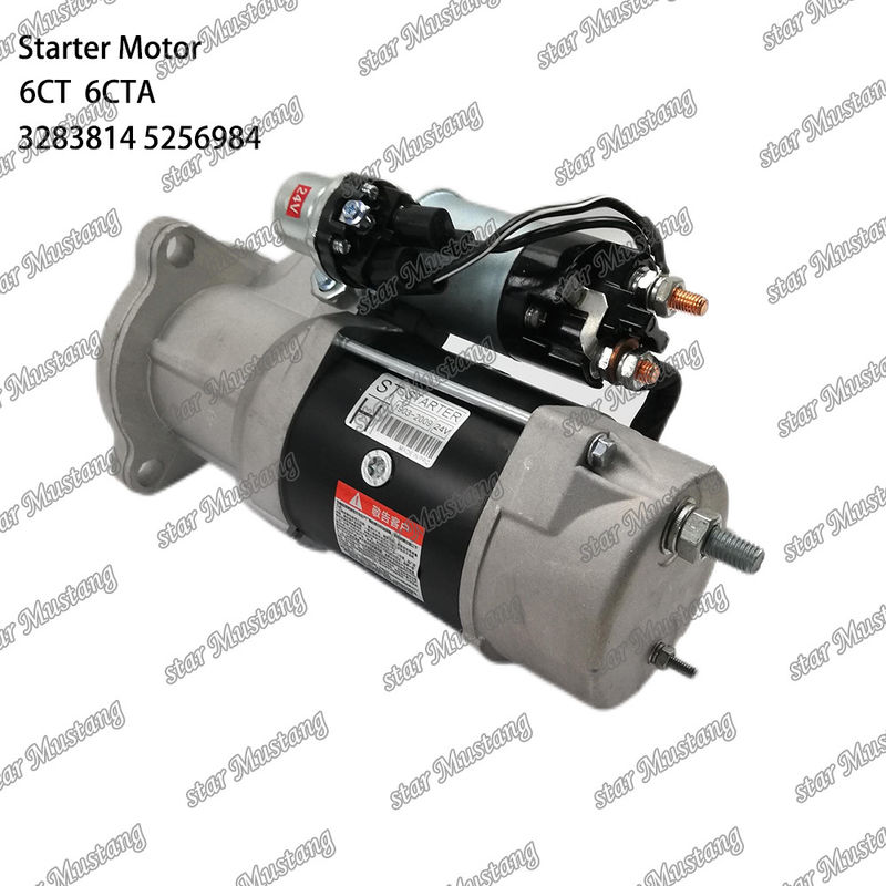 6CT 6CTA Motor Starter Motoru 24V 12T 3283814 3415537 5256984 Cummins Motor yedek parçaları için