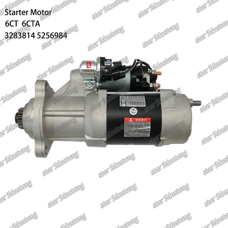 6CT 6CTA Motor Starter Motoru 24V 12T 3283814 3415537 5256984 Cummins Motor yedek parçaları için