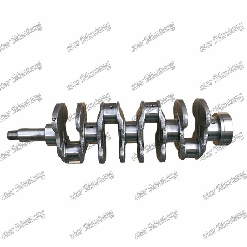 Krankşaft W04D 8 delikli dövme çelik 13411-1592 Hino motor yedek parçaları için uygundur