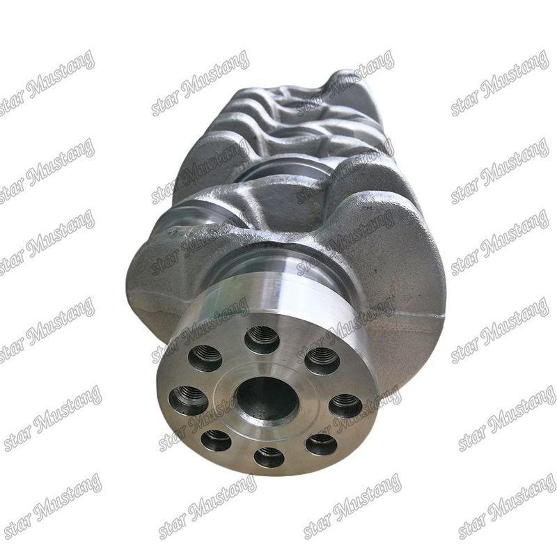 Krankşaft W04D 8 delikli dövme çelik 13411-1592 Hino motor yedek parçaları için uygundur