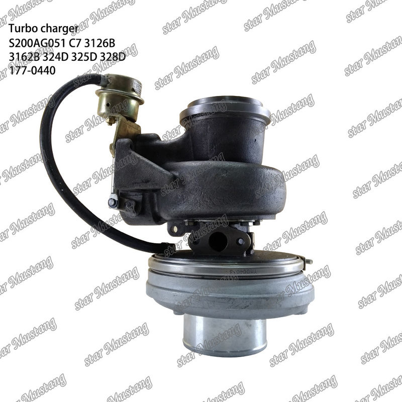 Turboşarj S200AG051 C7 3126B 3162B 324D 325D 328D 177-0440 Entegre yapılı motor parçası ve 6 ay