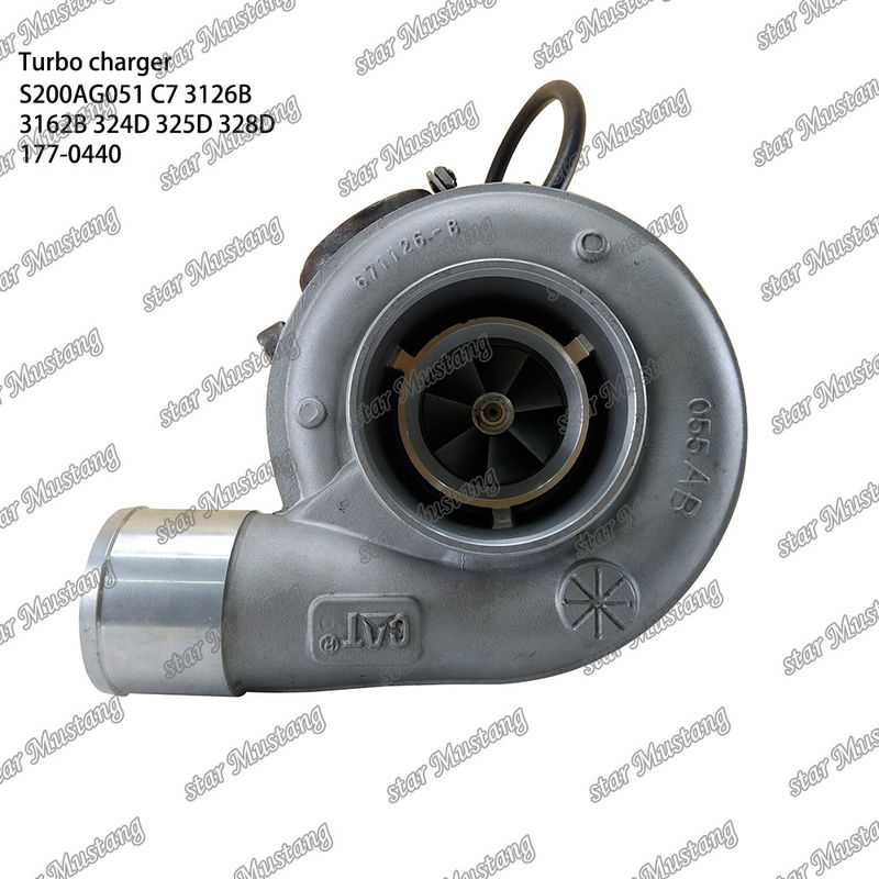 Turboşarj S200AG051 C7 3126B 3162B 324D 325D 328D 177-0440 Entegre yapılı motor parçası ve 6 ay