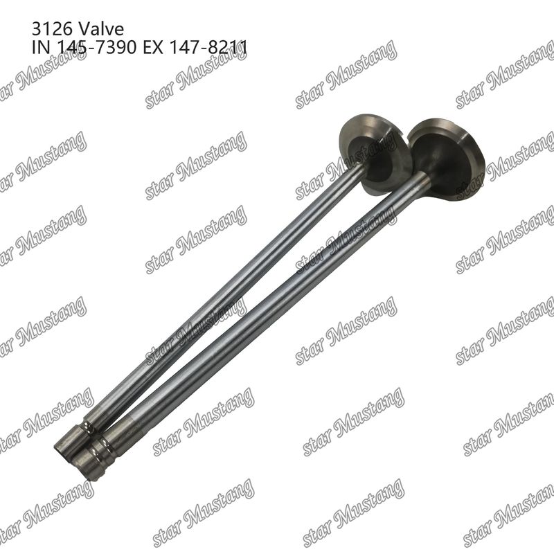 Valf 3126 Giriş 145-7390 Egzoz 147-8211 Caterpillar Motor yedek parçaları için uygundur