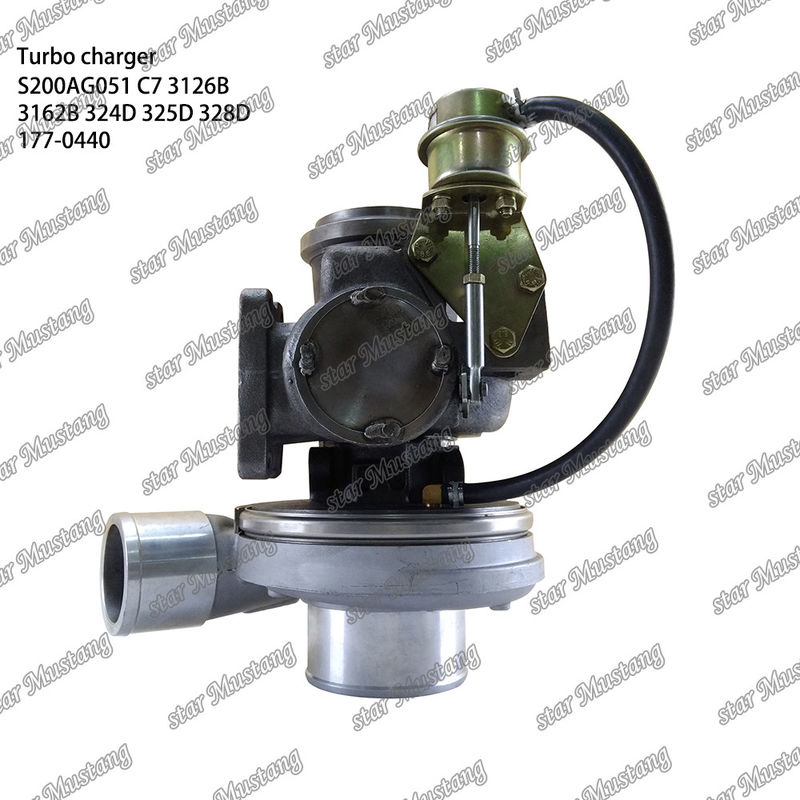 Turboşarj S200AG051 C7 3126B 3162B 324D 325D 328D 177-0440 Entegre yapılı motor parçası ve 6 ay
