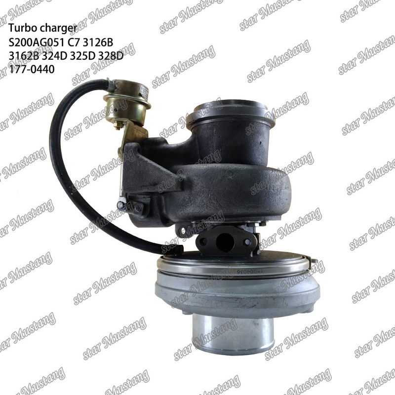Turboşarj S200AG051 C7 3126B 3162B 324D 325D 328D 177-0440 Entegre yapılı motor parçası ve 6 ay