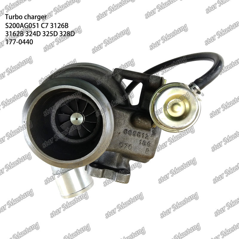 Turboşarj S200AG051 C7 3126B 3162B 324D 325D 328D 177-0440 Entegre yapılı motor parçası ve 6 ay