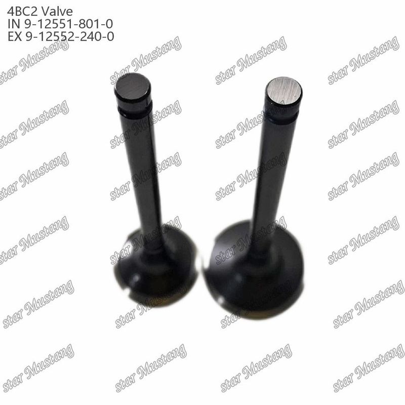 Valf 4BC2 9-12551-801-0 9-12552-240-0 Isuzu Motor yedek parçaları için uygundur
