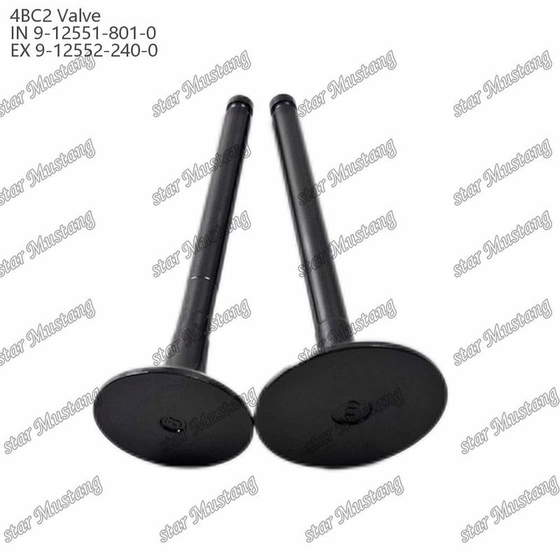 Valf 4BC2 9-12551-801-0 9-12552-240-0 Isuzu Motor yedek parçaları için uygundur