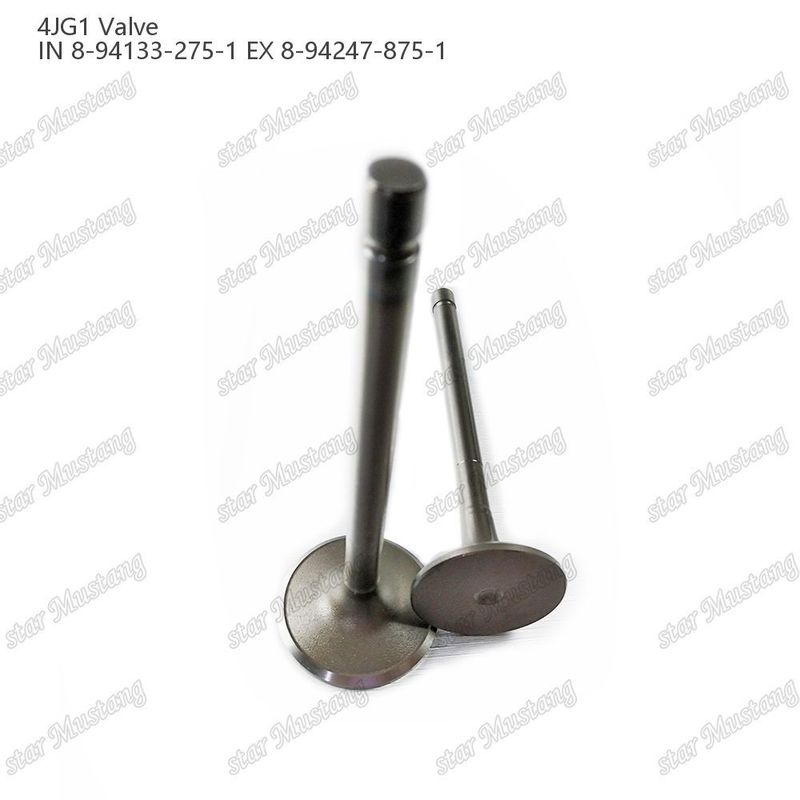 Isuzu motor yedek parçaları için 4JG1 valf IN 8-94133-275-1 EX 8-94247-875-1