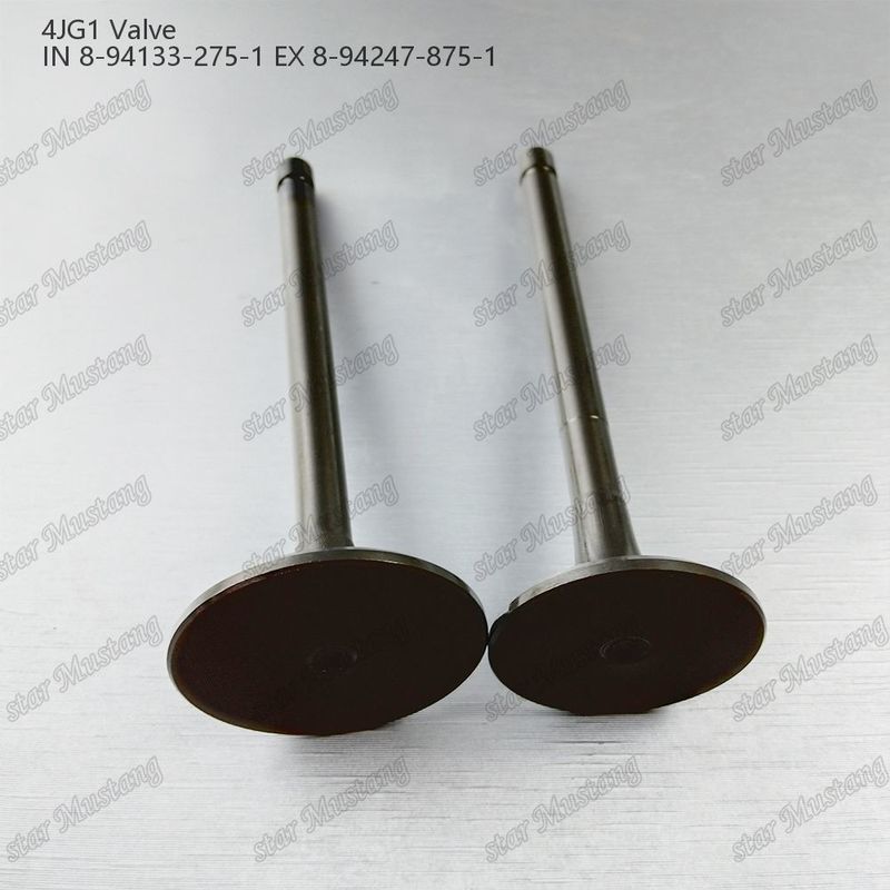 Isuzu motor yedek parçaları için 4JG1 valf IN 8-94133-275-1 EX 8-94247-875-1
