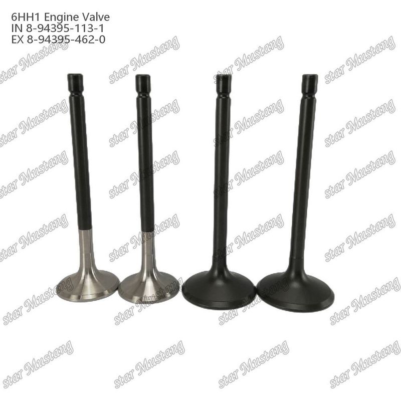 Valf 6HH1 IN 8-94395-113-1 EX 8-94395-462-0 Isuzu Motor yedek parçaları için uygundur