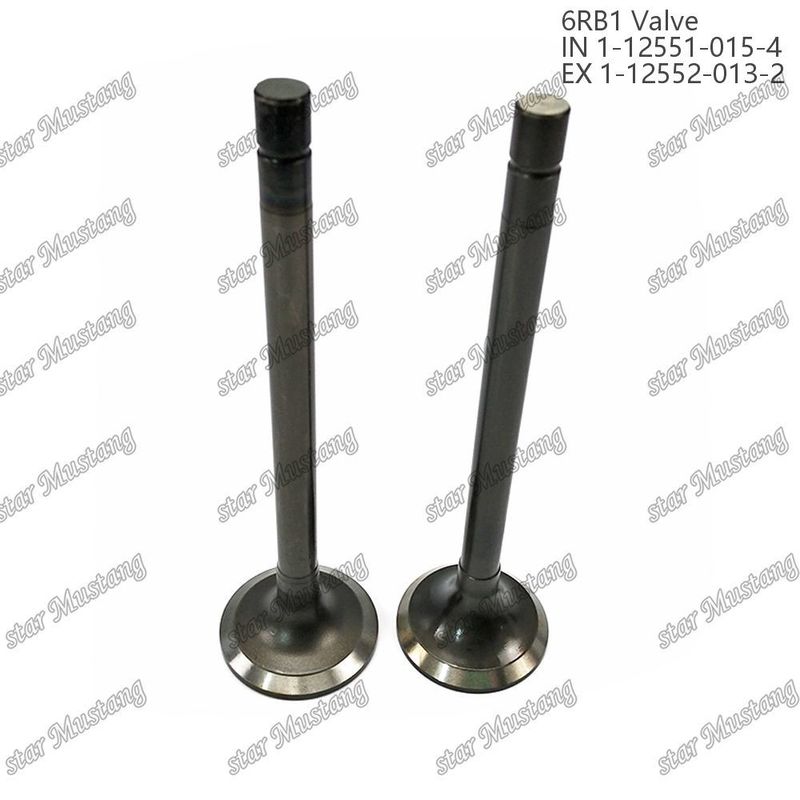 Valf 6RB1 IN 1-12551-015-4 EX 1-12552-013-2 Isuzu Motor yedek parçaları için uygundur