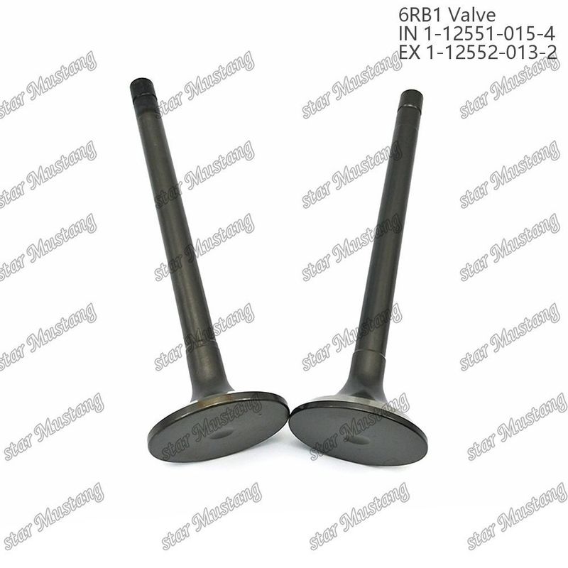 Valf 6RB1 IN 1-12551-015-4 EX 1-12552-013-2 Isuzu Motor yedek parçaları için uygundur