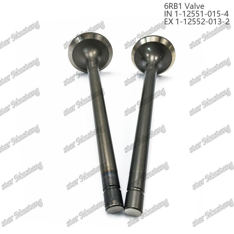 Valf 6RB1 IN 1-12551-015-4 EX 1-12552-013-2 Isuzu Motor yedek parçaları için uygundur
