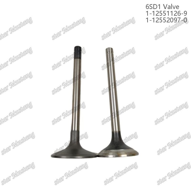 Valf 6SD1 1-12551126-9 1-12552097-0 Isuzu Motor yedek parçaları için uygun