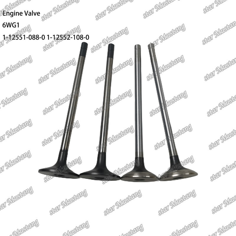 Valf 6WG1 IN 1-12551-088-0 EX 1-12552-108-0 Isuzu Motor yedek parçaları için uygundur