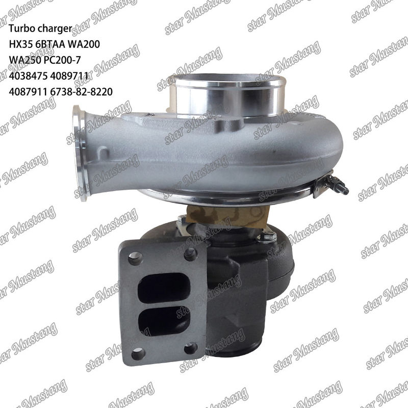 Entegre Yapı Turboşarjör HX35 6BTAA WA200 WA250 PC200-7 4038475 4089711 4087911 6738-82-8220 Motor Parçası