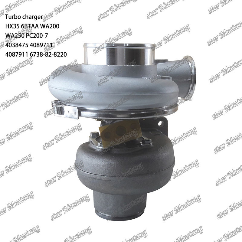 Entegre Yapı Turboşarjör HX35 6BTAA WA200 WA250 PC200-7 4038475 4089711 4087911 6738-82-8220 Motor Parçası