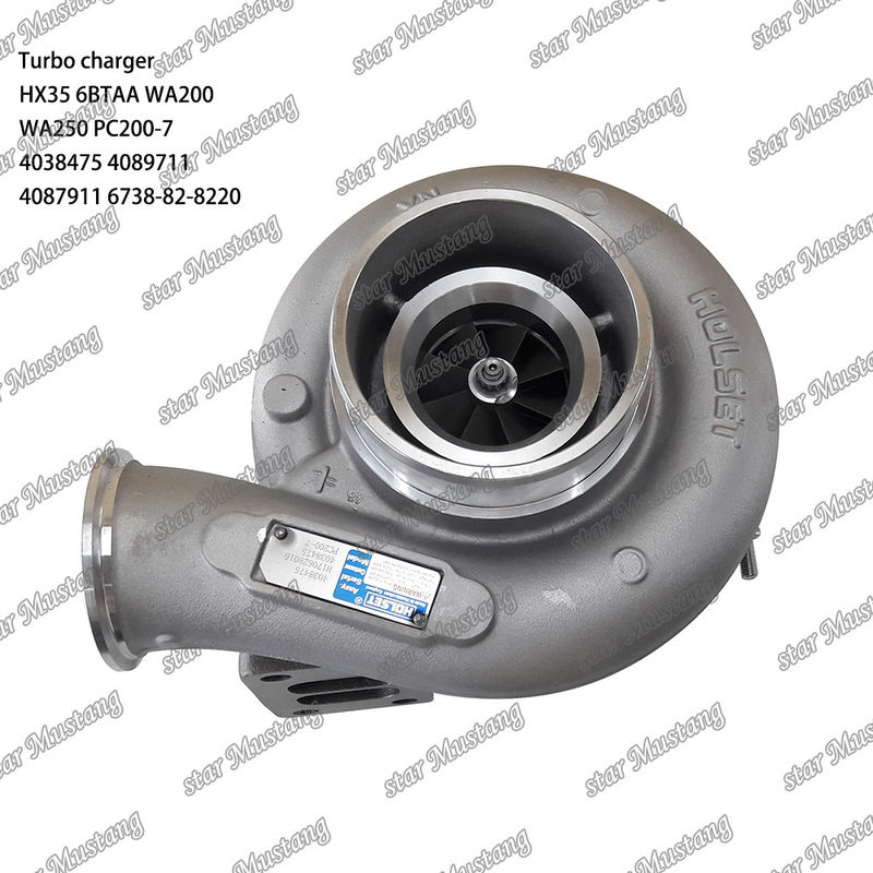 Entegre Yapı Turboşarjör HX35 6BTAA WA200 WA250 PC200-7 4038475 4089711 4087911 6738-82-8220 Motor Parçası