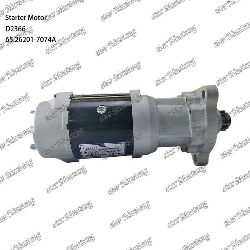 D2366 Motor Starter Motoru 39MT 24V 9.0KW 11T 65.26201-7074A DOOSAN DAEWOO Motor yedek parçaları için