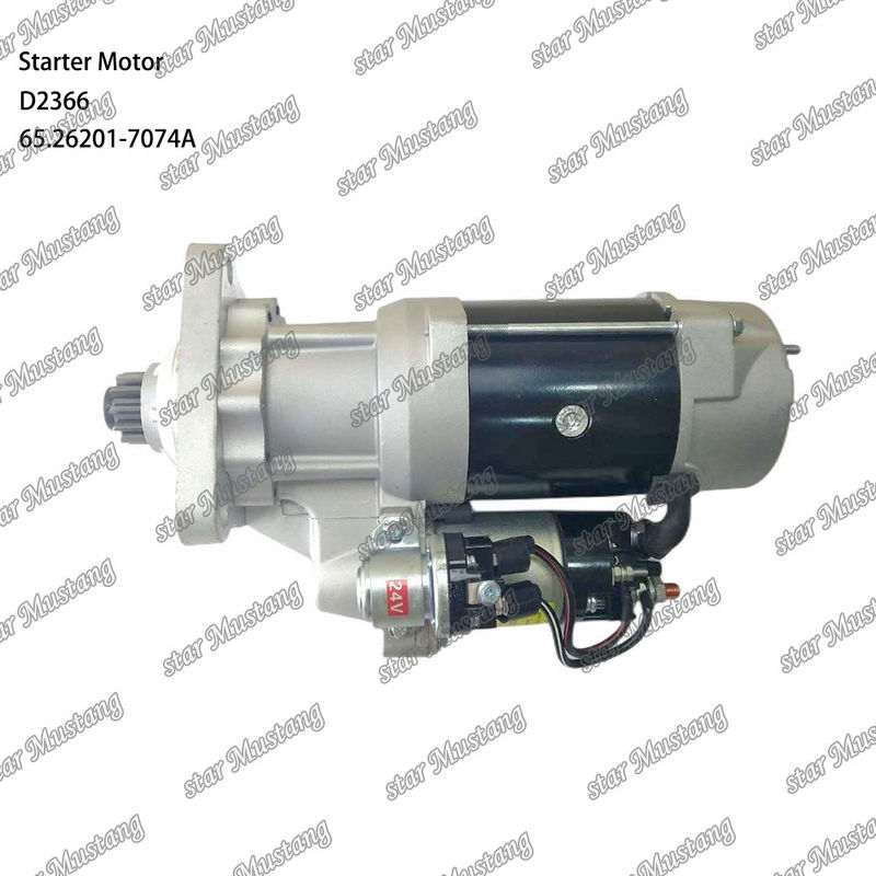 D2366 Motor Starter Motoru 39MT 24V 9.0KW 11T 65.26201-7074A DOOSAN DAEWOO Motor yedek parçaları için