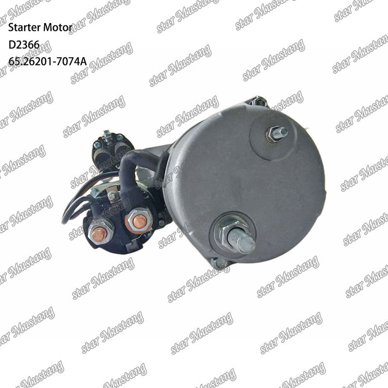 D2366 Motor Starter Motoru 39MT 24V 9.0KW 11T 65.26201-7074A DOOSAN DAEWOO Motor yedek parçaları için