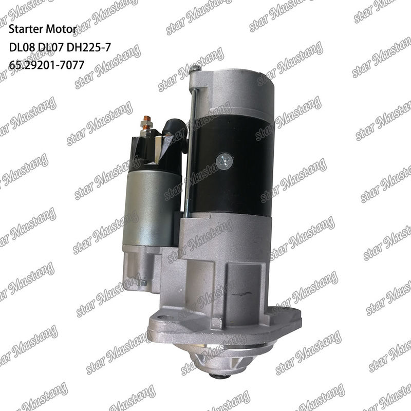 DL08 DL07 DH225-7 Motor Starter Motoru 24V 11T 5.5KW 65.29201-7077 DOOSAN DAEWOO Motor yedek parçaları için