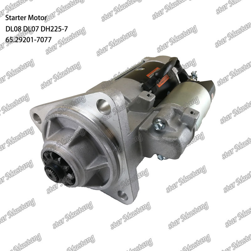 DL08 DL07 DH225-7 Motor Starter Motoru 24V 11T 5.5KW 65.29201-7077 DOOSAN DAEWOO Motor yedek parçaları için