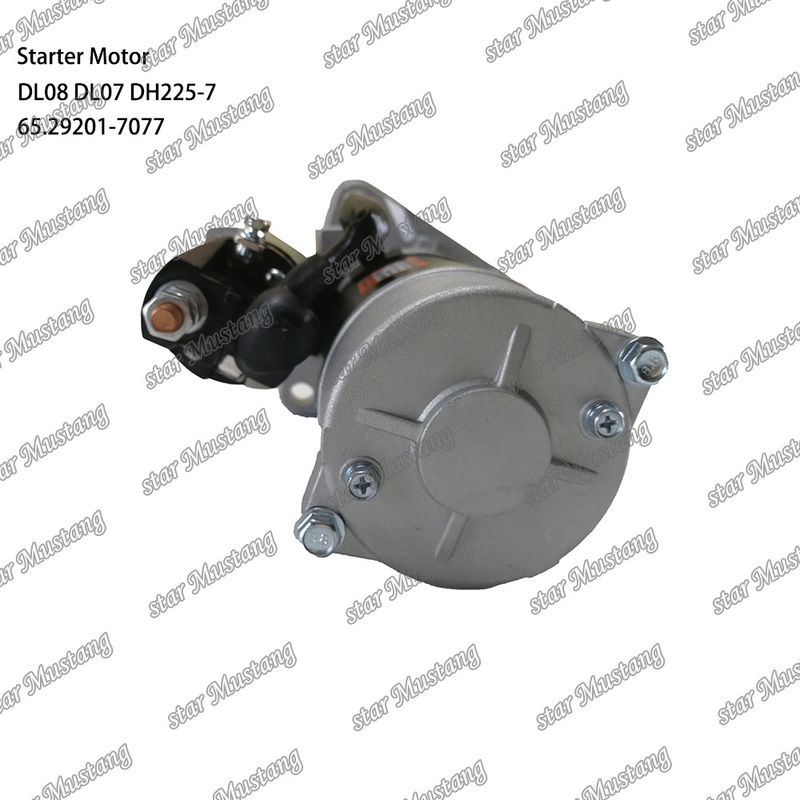 DL08 DL07 DH225-7 Motor Starter Motoru 24V 11T 5.5KW 65.29201-7077 DOOSAN DAEWOO Motor yedek parçaları için
