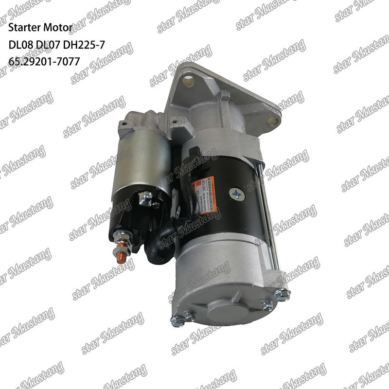 DL08 DL07 DH225-7 Motor Starter Motoru 24V 11T 5.5KW 65.29201-7077 DOOSAN DAEWOO Motor yedek parçaları için
