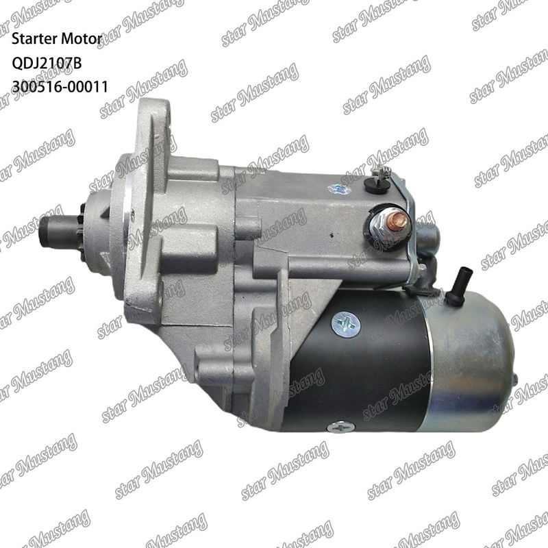 QDJ2107B Motor Starter Motoru 300516-00011 24V 11T 4.5KW Doosan DAEWOO Motor yedek parçaları için
