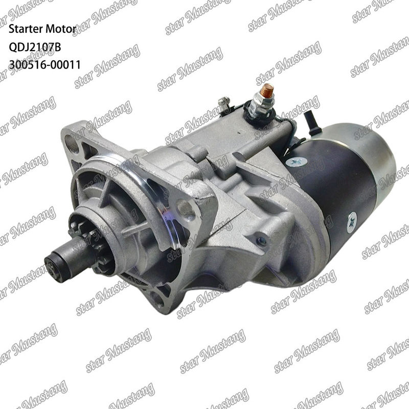 QDJ2107B Motor Starter Motoru 300516-00011 24V 11T 4.5KW Doosan DAEWOO Motor yedek parçaları için