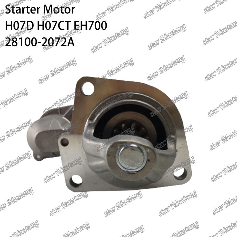 H07D H07CT EH700 EX220-5 Motor Starter Motoru 24V 11T 5.5KW 28100-2072A 28100-1443A 28100-2271 HINO Motor yedek parçaları için