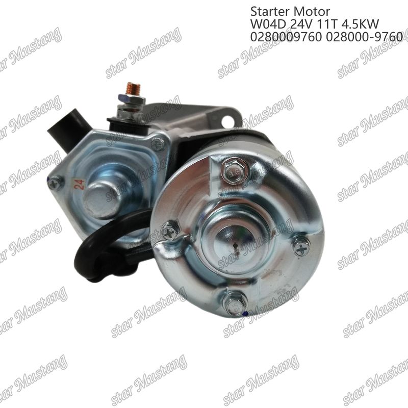 W04D Motor Starter Motoru 24V 11T 4.5KW 0280009760 028000-9760 HINO motor yedek parçaları için