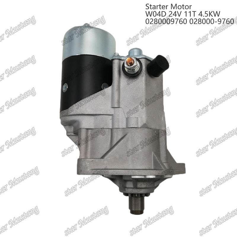W04D Motor Starter Motoru 24V 11T 4.5KW 0280009760 028000-9760 HINO motor yedek parçaları için