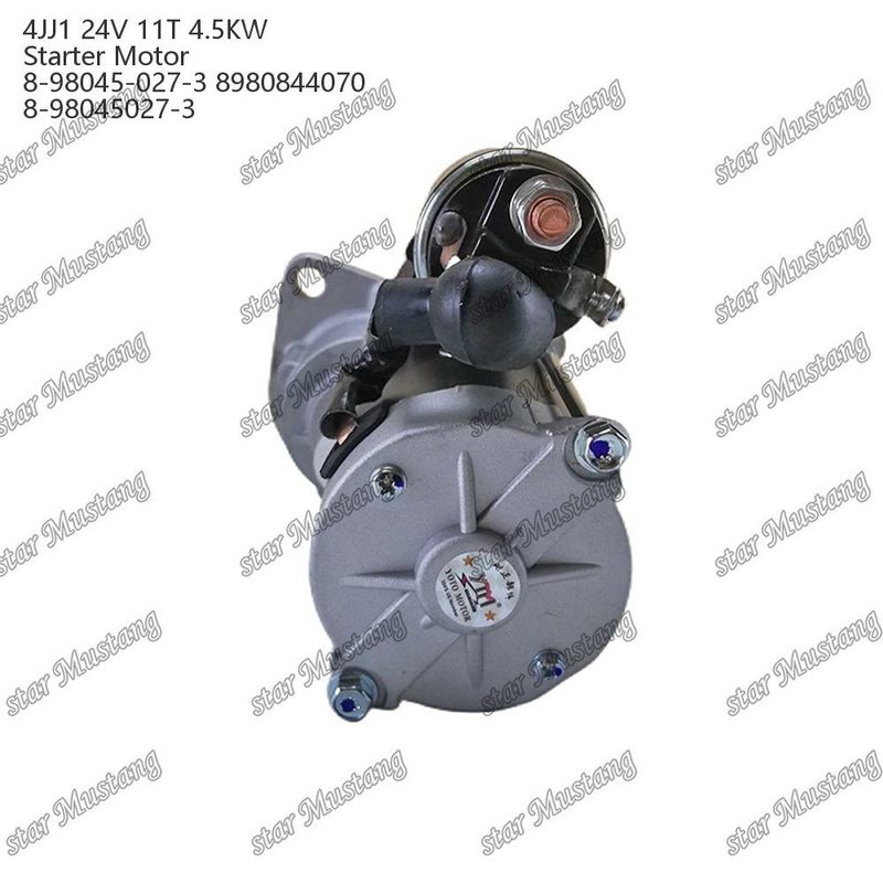 4JJ1 Motor Starter Motoru 24V 11T 4.5KW 8-98045-027-3 8980844070 8-98045027-3 ISUZU Motor yedek parçaları için