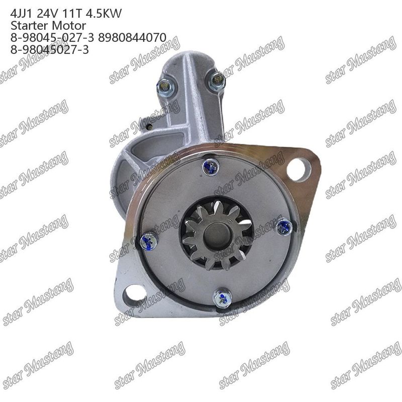 4JJ1 Motor Starter Motoru 24V 11T 4.5KW 8-98045-027-3 8980844070 8-98045027-3 ISUZU Motor yedek parçaları için