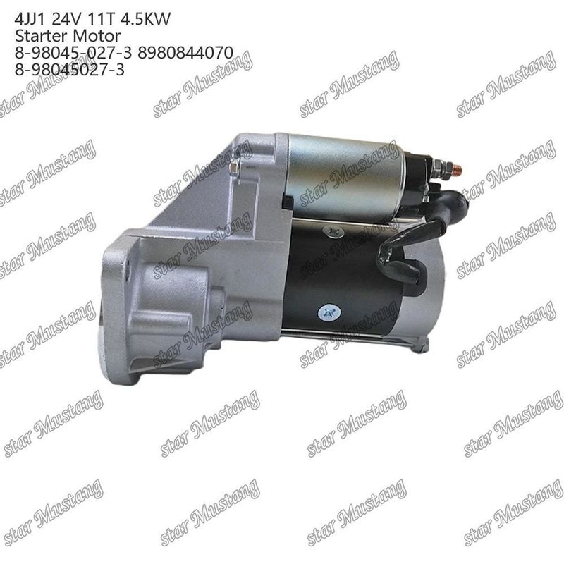 4JJ1 Motor Starter Motoru 24V 11T 4.5KW 8-98045-027-3 8980844070 8-98045027-3 ISUZU Motor yedek parçaları için