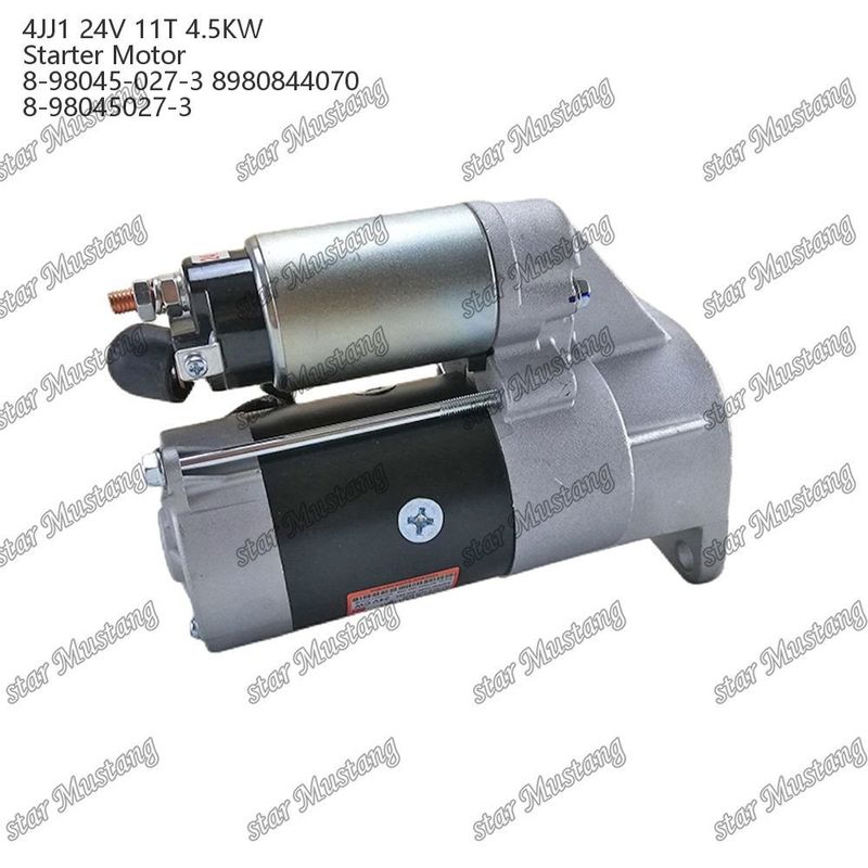 4JJ1 Motor Starter Motoru 24V 11T 4.5KW 8-98045-027-3 8980844070 8-98045027-3 ISUZU Motor yedek parçaları için