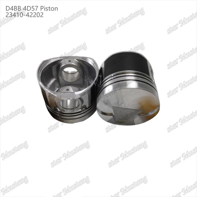 Yüksek Dayanıklılık D4BB 4D57 23410-42202 Hafif ve Dayanıklı için Dizel Motoru Piston